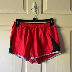 coral nike shorts